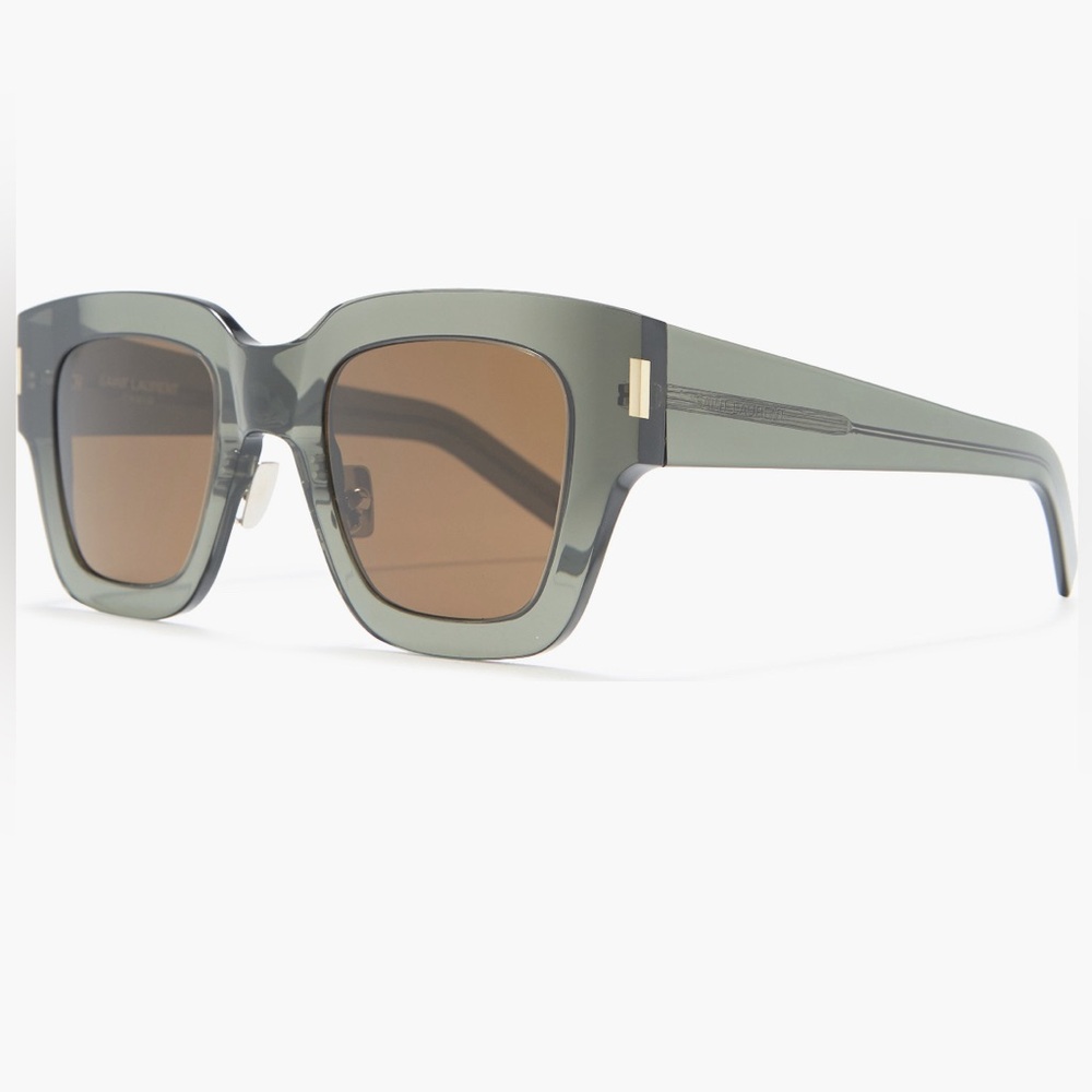 Saint Laurent 48mm square sunglassss NEW w tags authentic w case